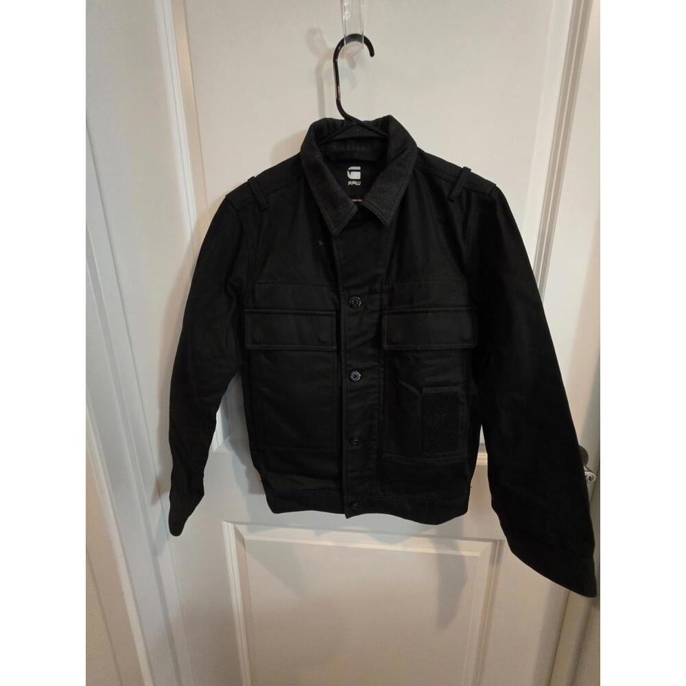 G-Star Raw Unisex Utility Flap Pocket Black Denim XS